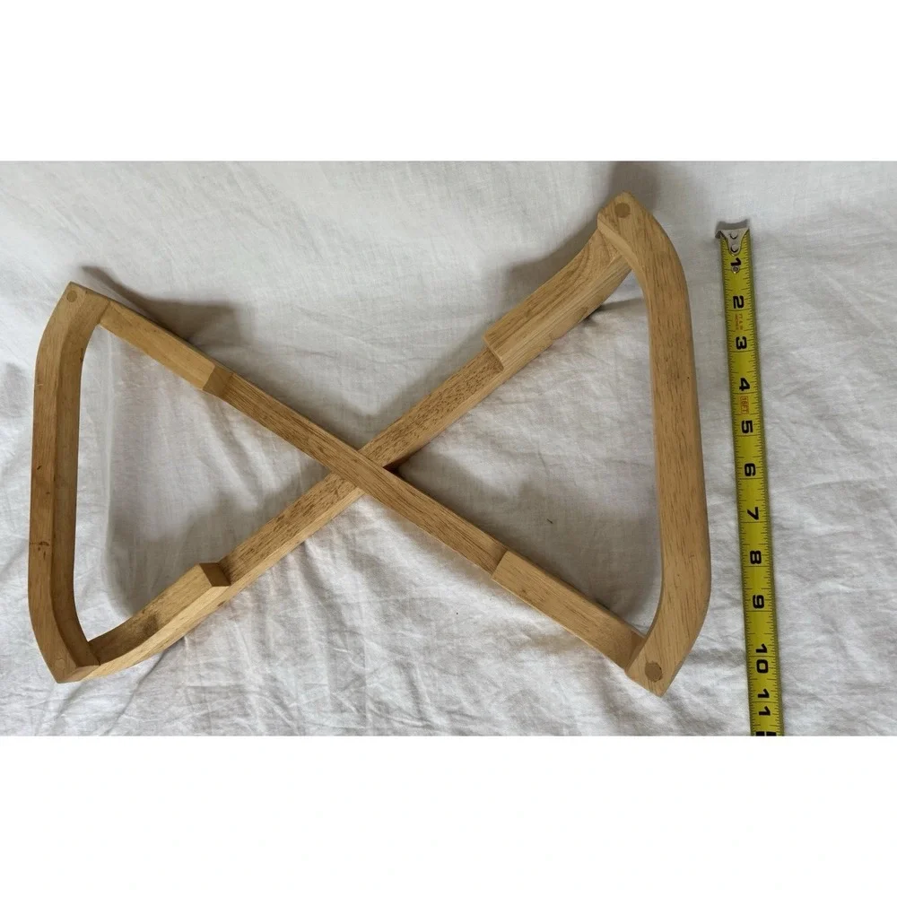 Vintage‎ MCM Casserole Cradle Holder Stand Trivet Rectangle
